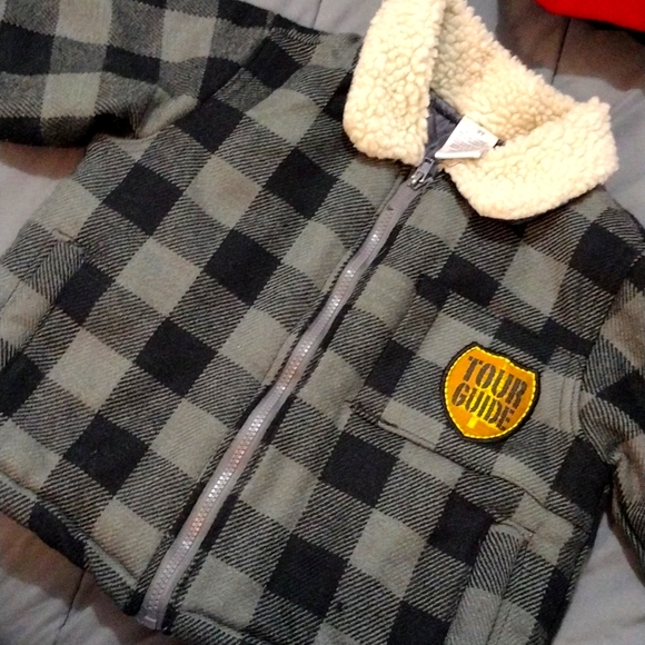 BOYS SIZE 2T PLAID JACKET - Picture 4 of 7